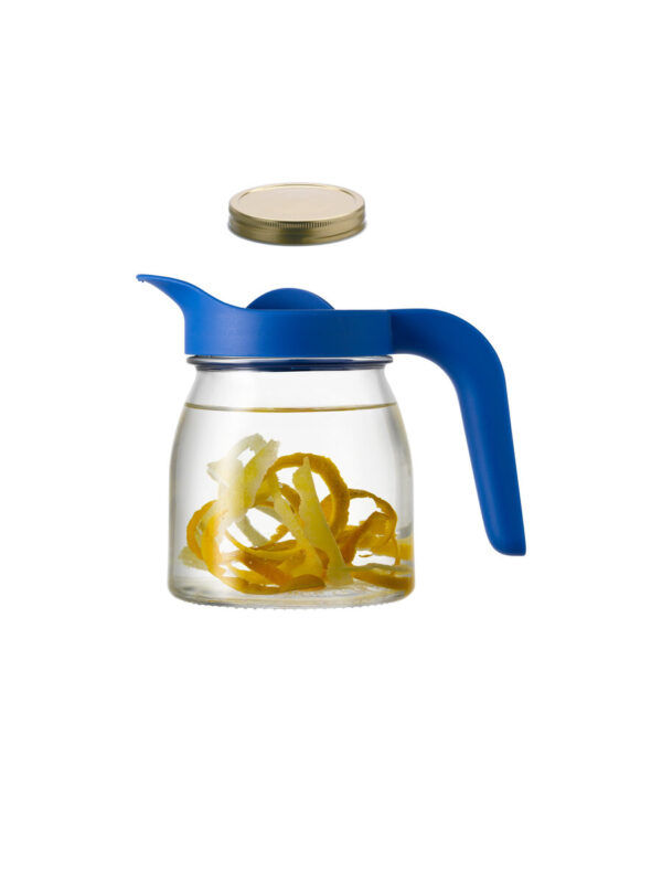 Flexy750 jug 2in1 blue lid+gld lid