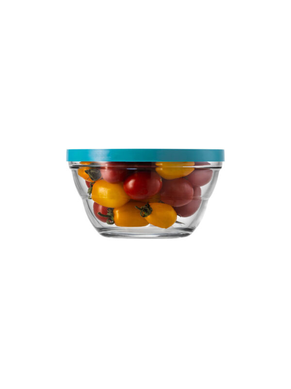 Bowl lambada 14 l.blue lid