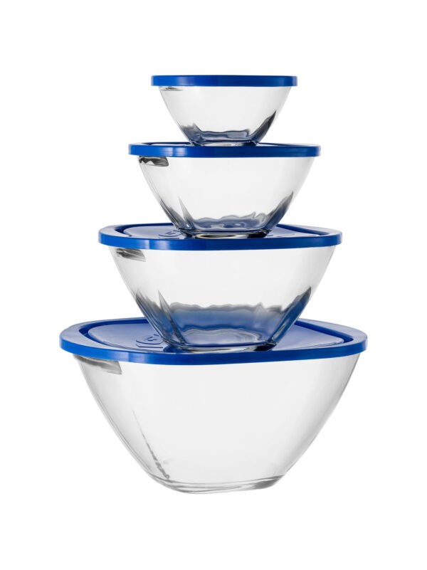Set 4 magic bowls blue lid - Image 2