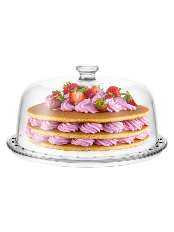 Palladio 31 cake plate w/dome